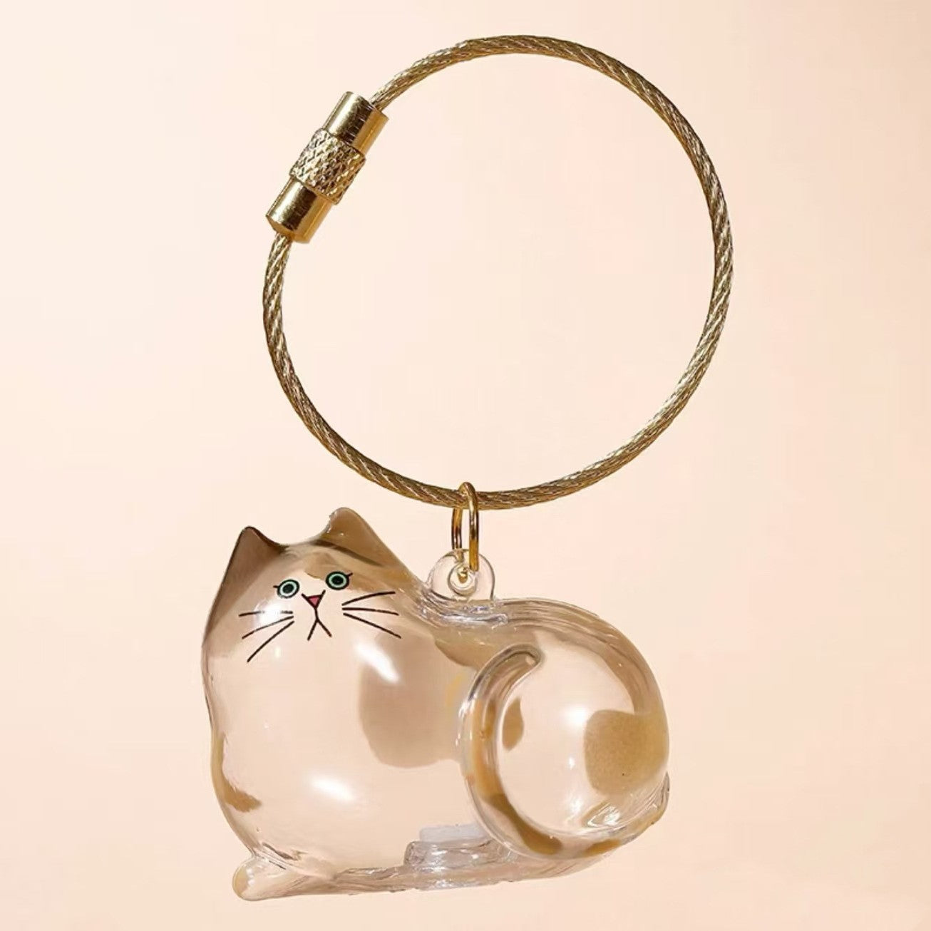 Custom Cat Fur Memorial Charm – DIY Pet Keepsake Gift for Cat Lovers