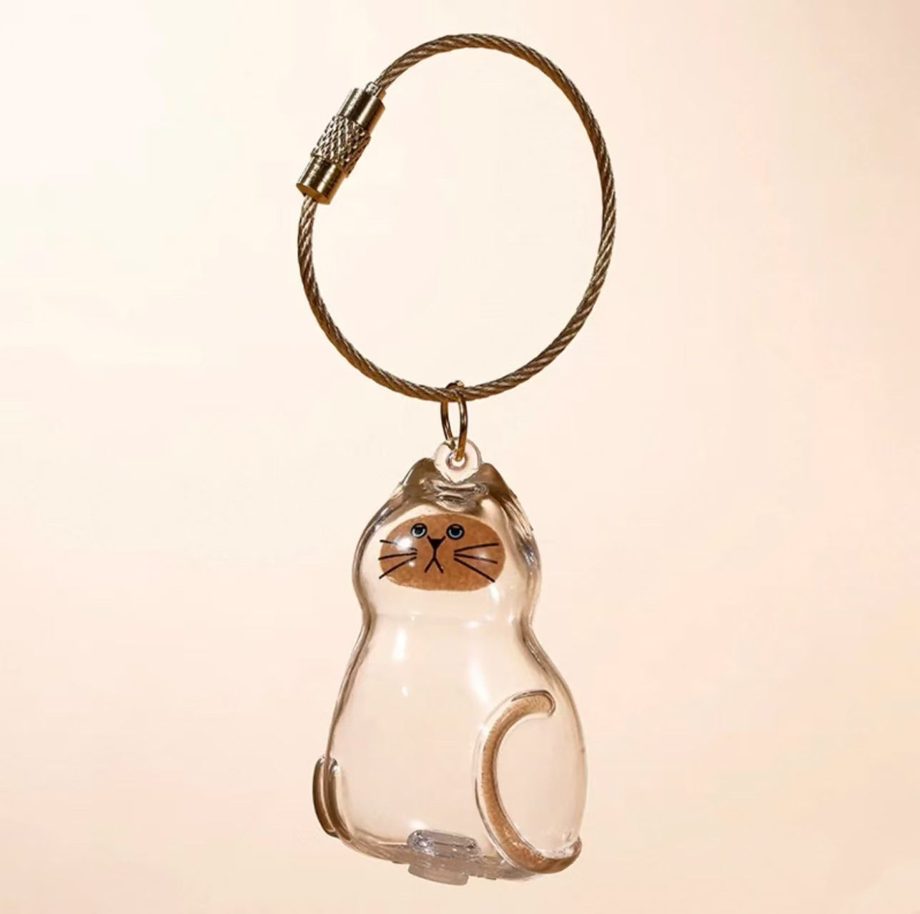 Custom Cat Fur Memorial Charm – DIY Pet Keepsake Gift for Cat Lovers