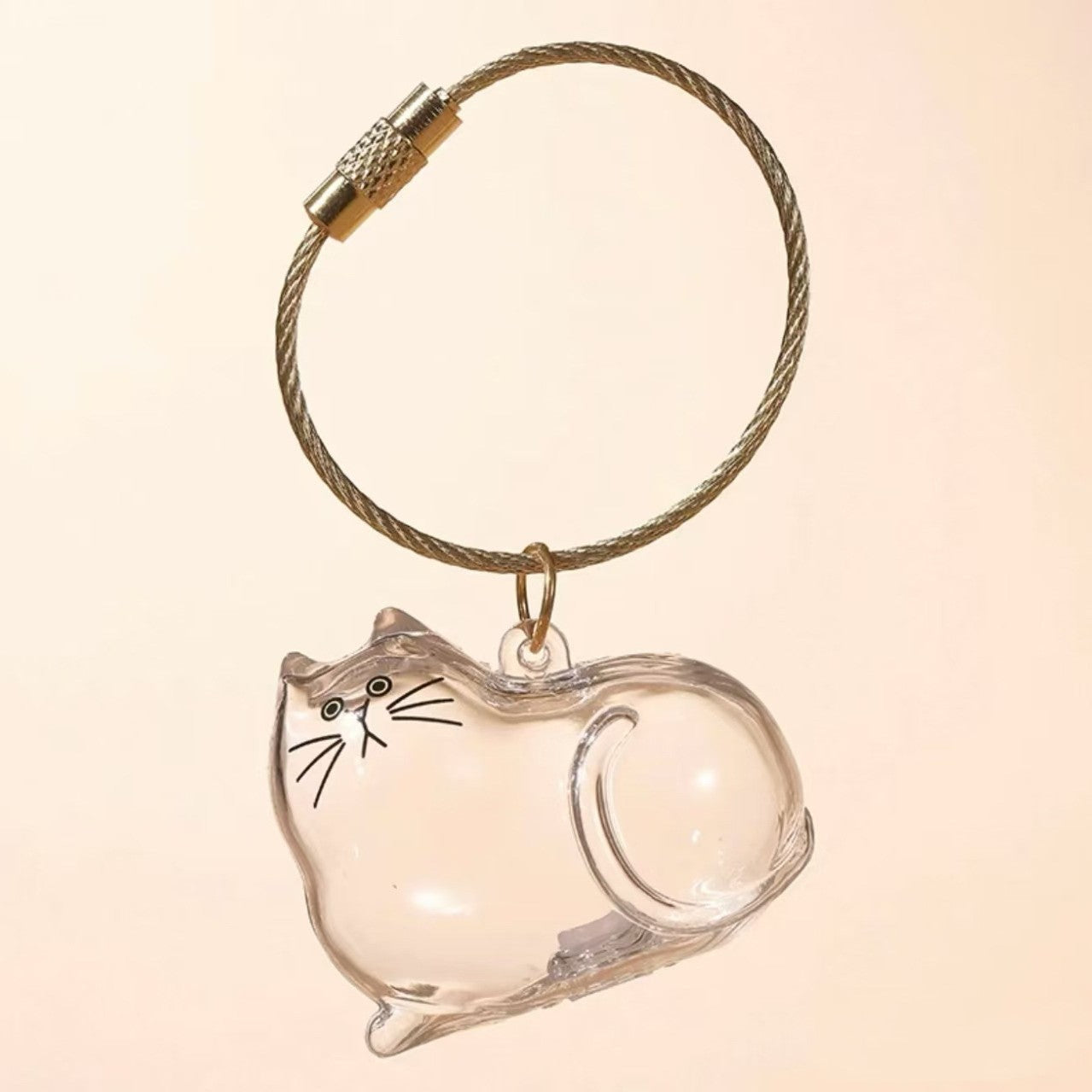 Custom Cat Fur Memorial Charm – DIY Pet Keepsake Gift for Cat Lovers
