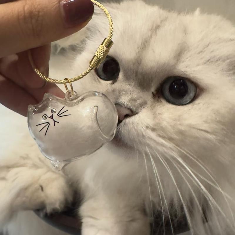 Custom Cat Fur Memorial Charm – DIY Pet Keepsake Gift for Cat Lovers