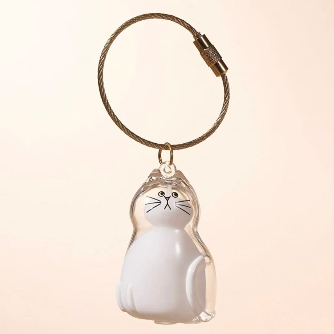 Custom Cat Fur Memorial Charm – DIY Pet Keepsake Gift for Cat Lovers