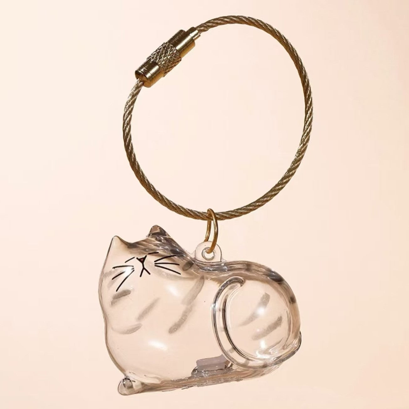 Custom Cat Fur Memorial Charm – DIY Pet Keepsake Gift for Cat Lovers
